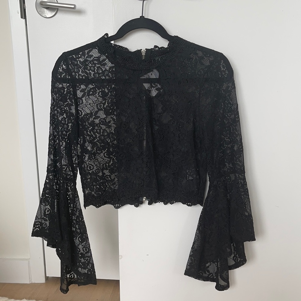 Black Lace Top